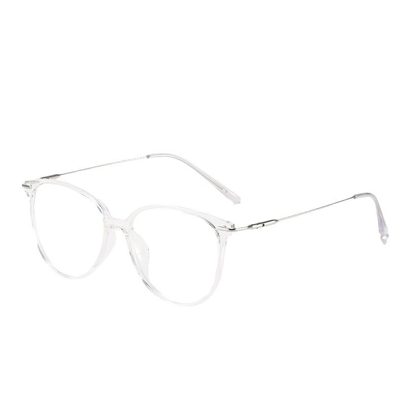 Blue Light Blocking Full Round Non-Prescription Radiation Protection Unisex Fashion Frame Glasses Spring_voghion.com