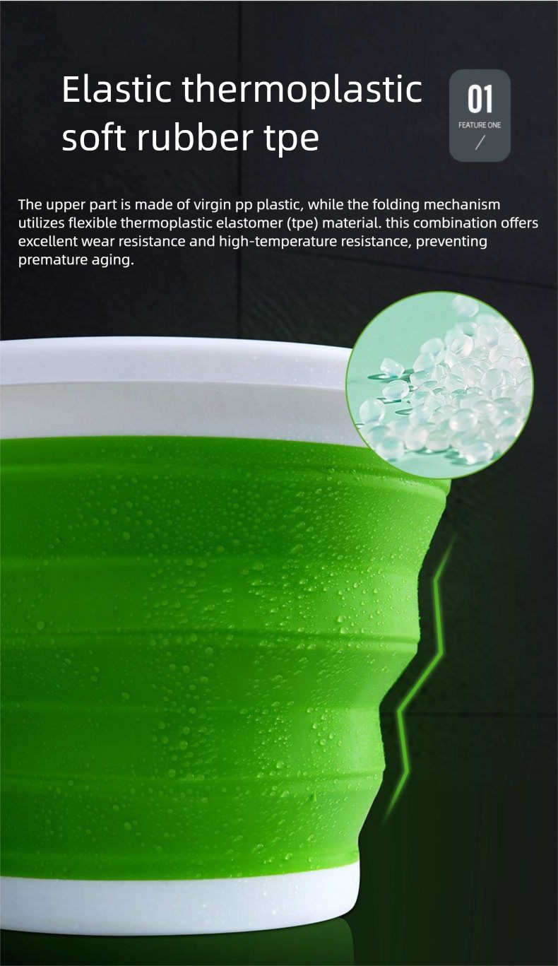 Seau de lavage de voiture pliable et portable pour pêche et transport d'eau, pour poissons vivants, pour l'extérieur_voghion.com