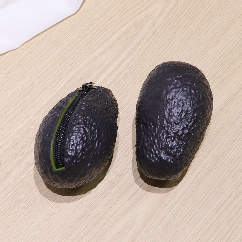 Monedero de simulación de aguacate, bolsa de almacenamiento de llaves, divertido regalo de mano, mini pan para niños, transfronterizo_voghion.com