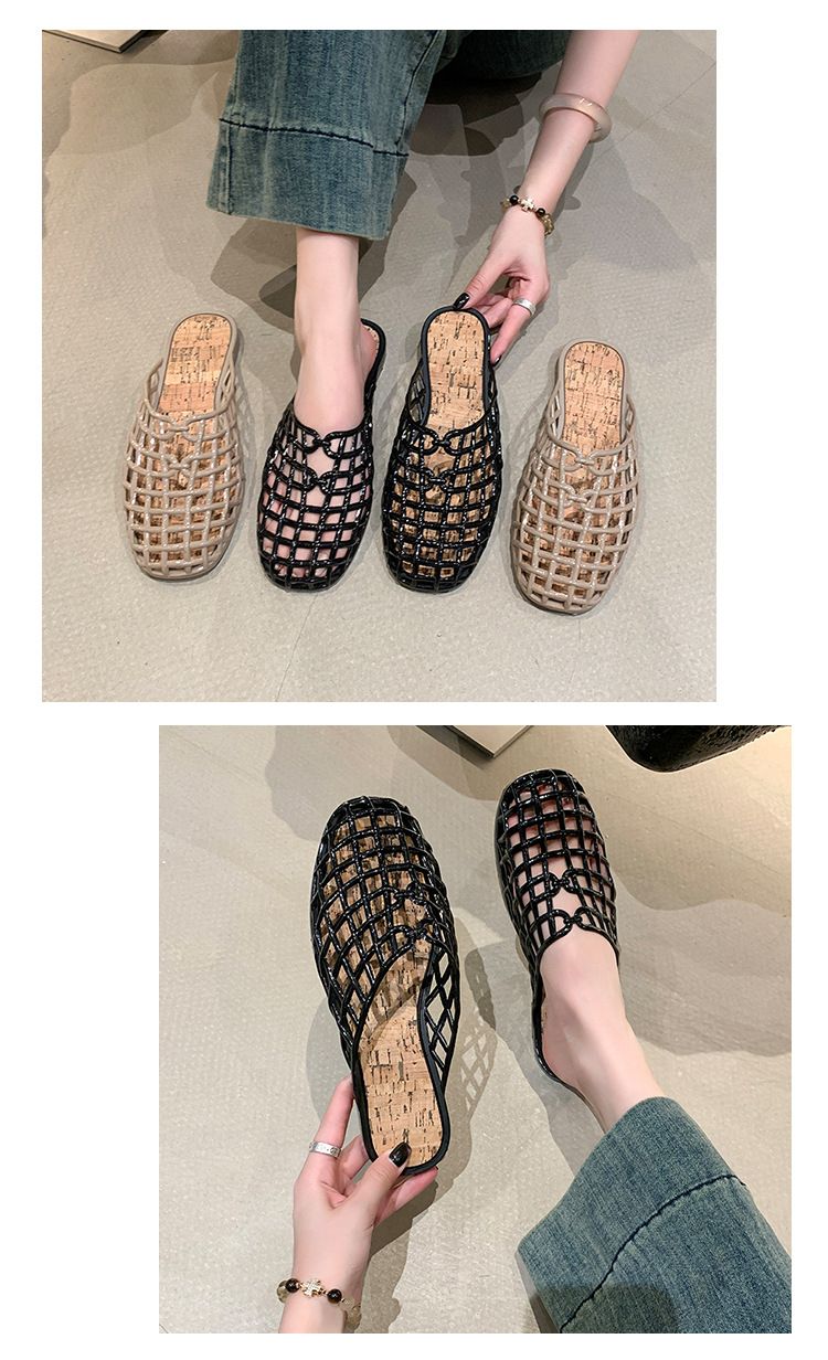 2025 Spring And Autumn New Style Cloed-Toe Clog For Women, Outdoor Beach Sandal, Non-Slip Ultra-Soft Sole Flat_voghion.com