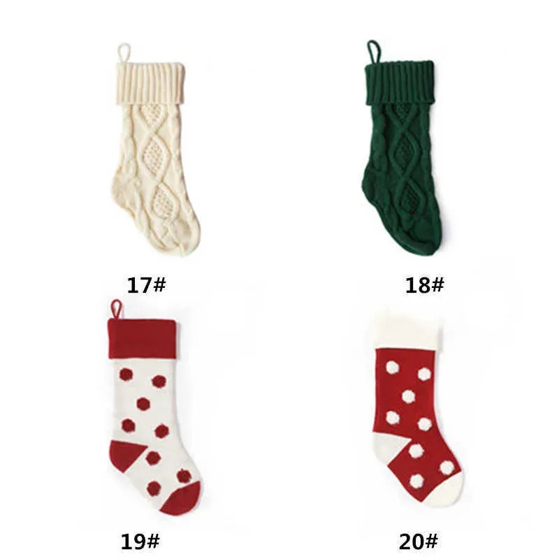 Neu Personalisierte Hohe Qualität Strumpf Geschenk Taschen Stricken Weihnachten Dekorationen Weihnachten Strumpf Große Dekorative Socken Meer_voghion.com