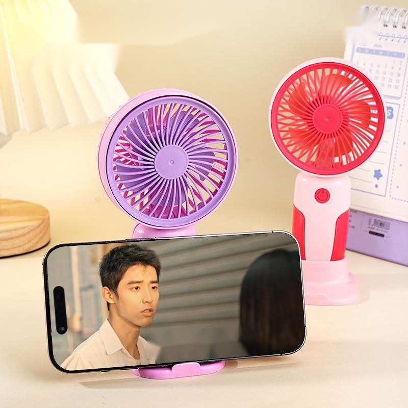 New Handheld USB Charging Portable Summer Outdoor Mini Bracket Small Fan Gift_voghion.com