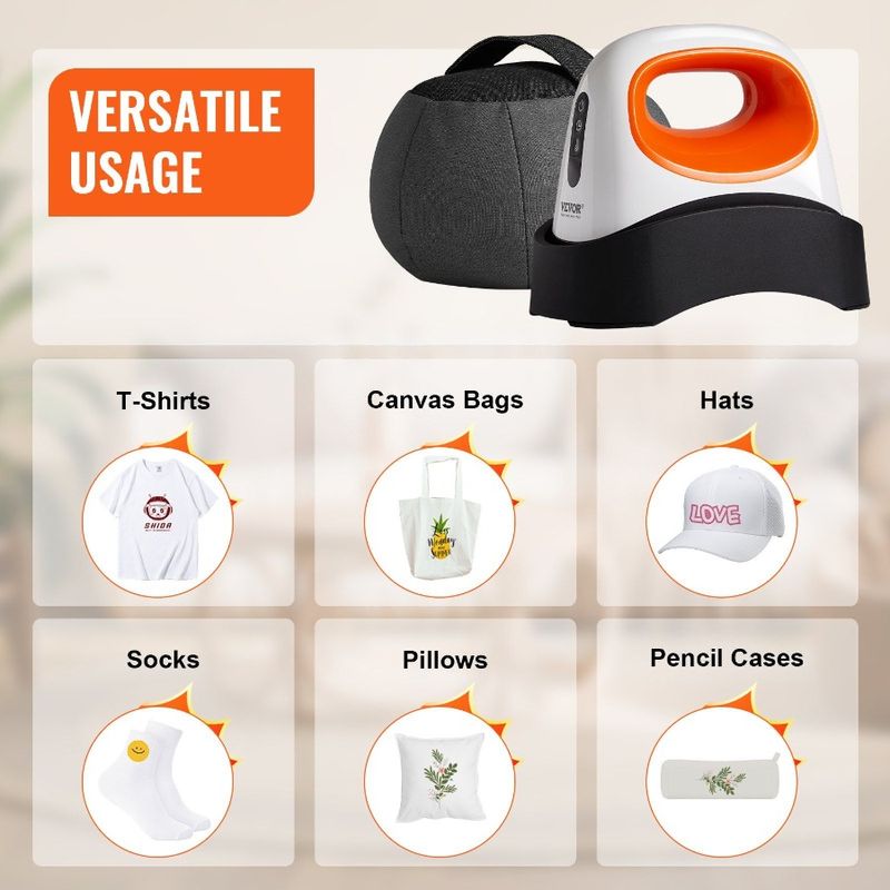 3,5 X Press Press Cappellini Bianchi Cappello Cappello Macchina Termica 6,1 Pollici Mini Piastra Per_voghion.com