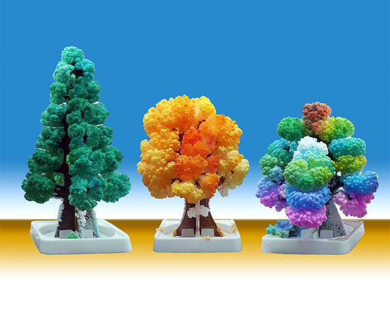 Christmas paper, handmade trees, blooming, watering, children's toys, decorations, and ornaments_voghion.com