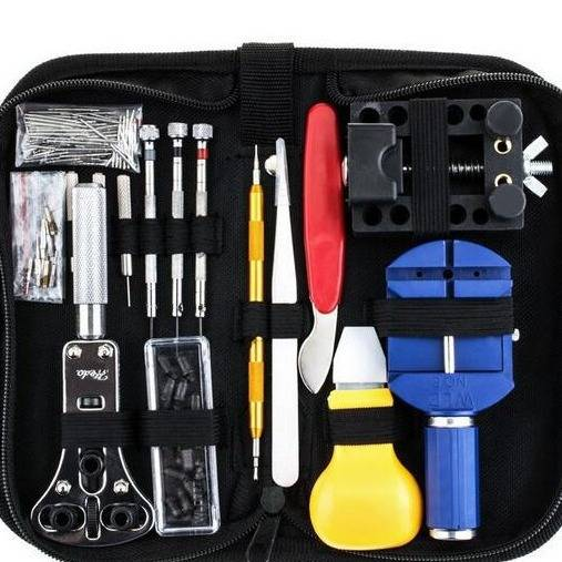 Watch Repair Tools 147 Piece Set Watch Repair Combo Toolkit Remove Strap Open Back Repair Watch_voghion.com