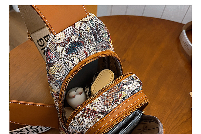 Damentaschen Tasche Quelle Fabrik Tasche Cartoon Bär Brusttasche Casual Damentasche Mode Hüfttasche_voghion.com