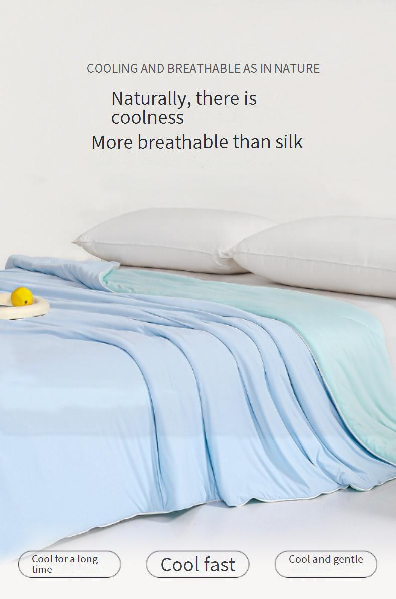 Kühlende Tiefschlafdecke - Babysichere Sommerdecke der Klasse A für Einzel- und Doppelbetten, Doppeltemperaturregulierung, hypoallergen_voghion.com