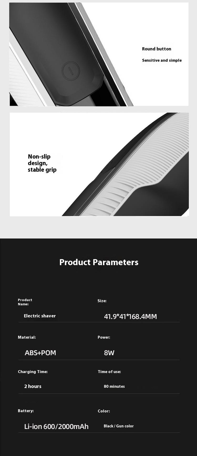 Professional Cordless Hair Clipper Kit - Rechargeable & Waterproof Hair Trimmer With LCD Display For Men & Kids_voghion.com