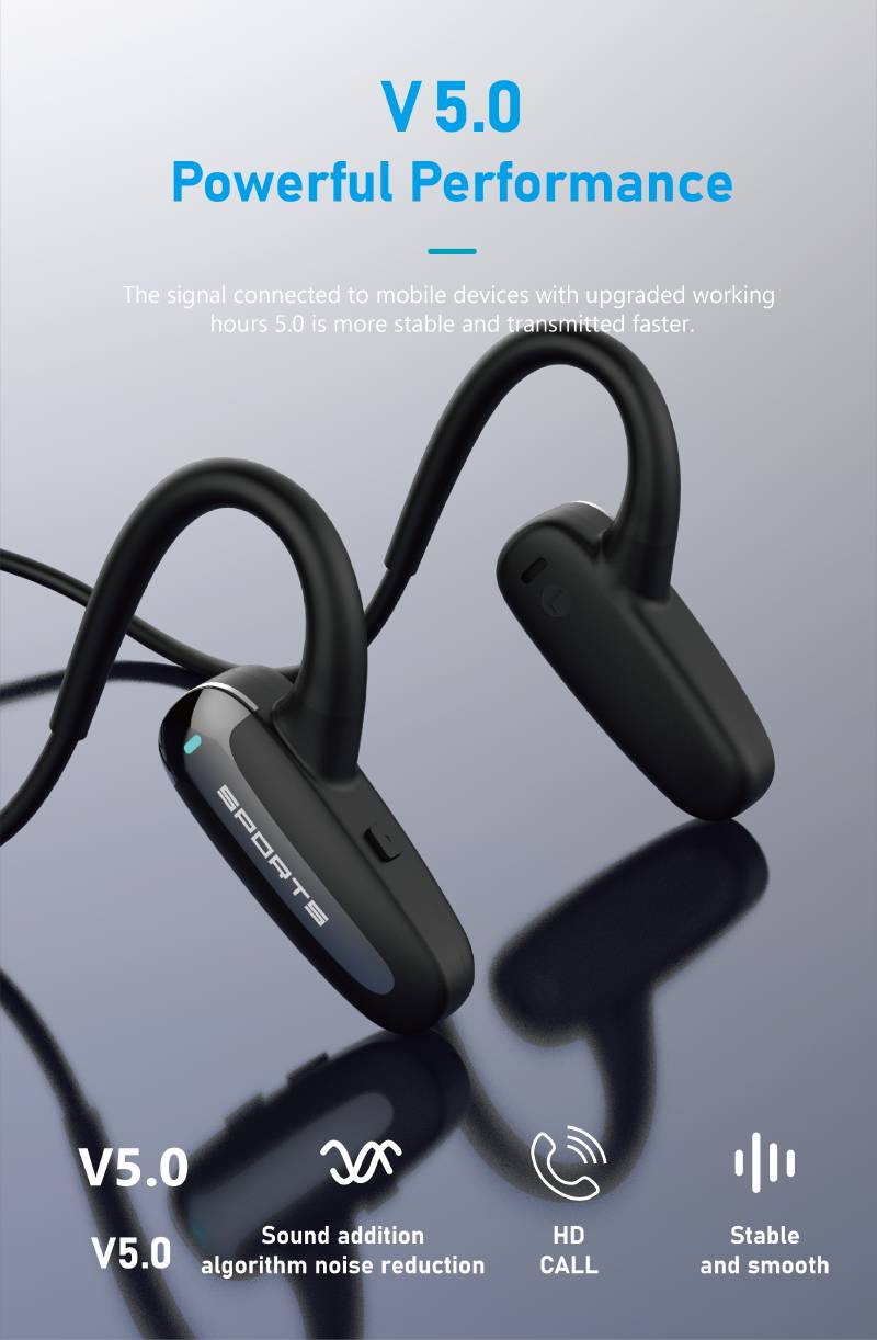 Auricolari Bluetooth sportivi Hi70 a doppio orecchio, senza fili, per corsa all'aperto, ciclismo, stereo, volume elevato_voghion.com