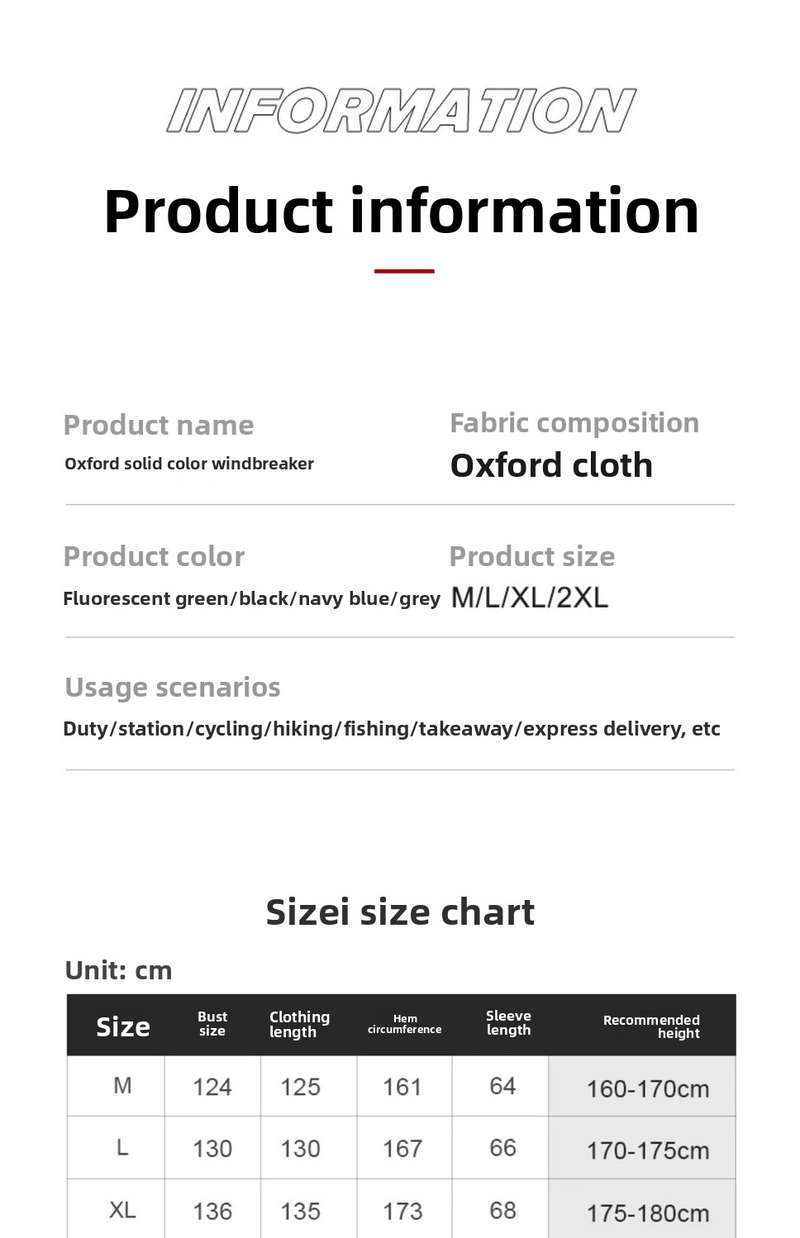 Heavy-Duty Waterproof Rain Poncho For Hiking & Outdoor Work – Thick PVC-Coated Oxford Fabric, Full-Length Coverage, Adjustable Hood_voghion.com