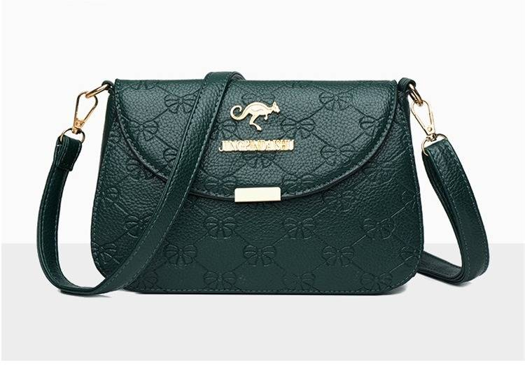Trendy PU Leather Crossbody Bag For Women – Stylish & Spacious Small Square Shoulder Bag With Multiple Pockets, Lightweight & Versatile For Daily Use_voghion.com