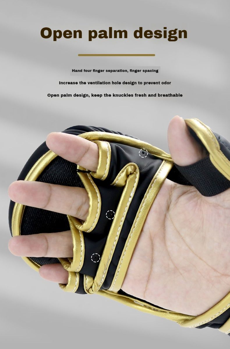 ZTTY Boxhandschuhe mit verdicktem Innenfutter, Handschuhe für Erwachsene, Sanda-Training für Männer und Frauen, Kämpfen, Boxsackhandschuhe, UFC_voghion.com