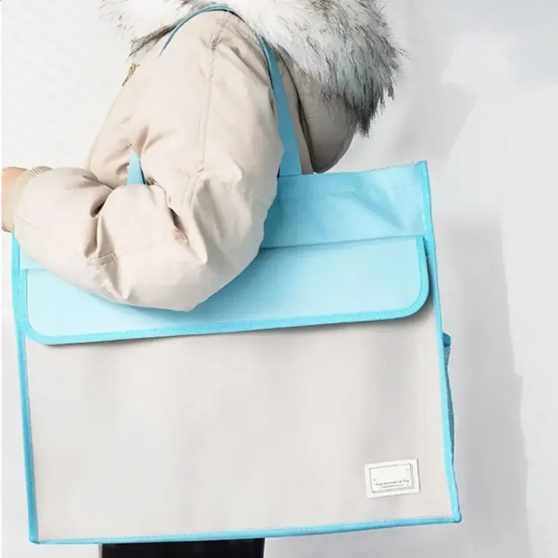 Borsa portadocumenti portatile per documenti, formato A3, grande capacità, per documenti e mappe S 250811_voghion.com