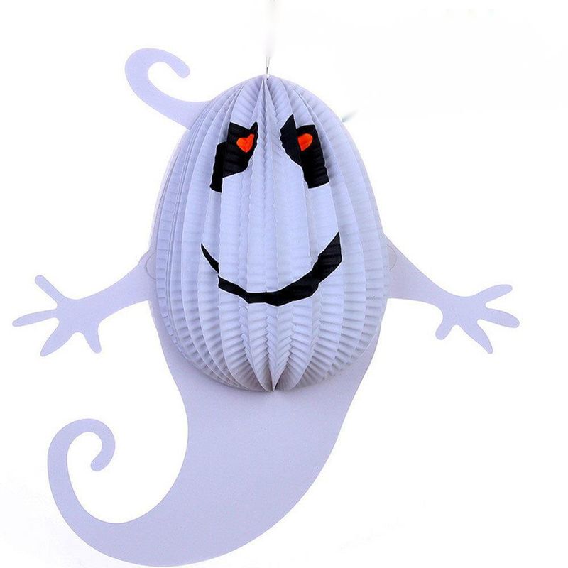 Forniture per decorazioni di Halloween, oggetti di scena, allestimento di scene, fantasmi, streghe, ragni, decorazioni sospese, zucche, lanterne di carta_voghion.com