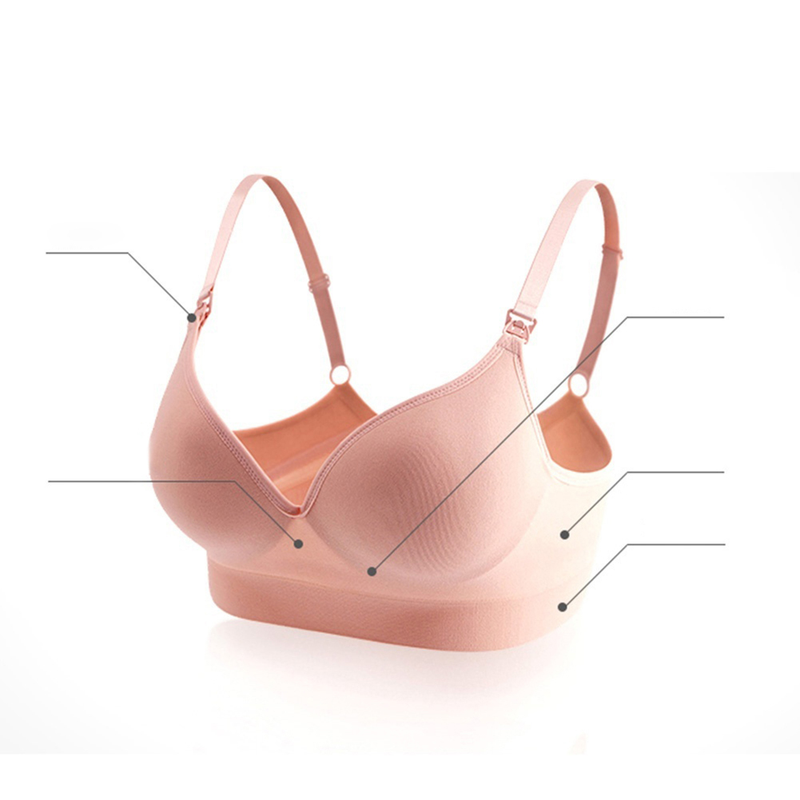Weizhifu Vrouwen Zachte Borstvoeding Moederschap Zwangere Push Up BH Voedingsbeha_voghion.com