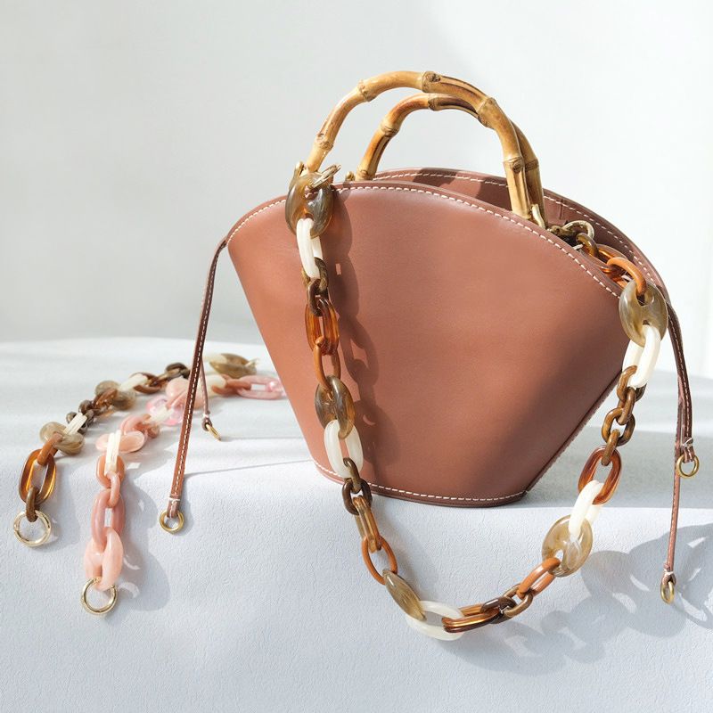 Acrylic Fashion Handbag Accessories Underarm Shoulder Crossbody Bag Strap Phone Chain_voghion.com