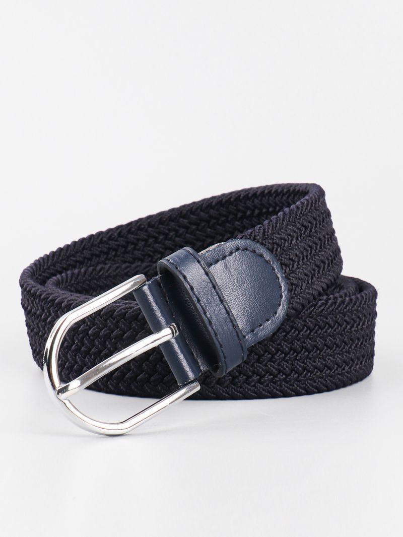 HOT Stretch Canvas Leather Belts Men Female Casual Knitted Woven Military Tactical Strap Male Elastic Belt for Pants Jeans_voghion.com
