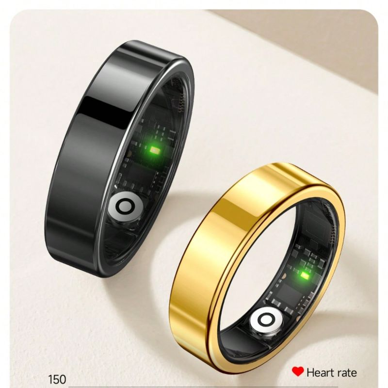 SR09 Smart Ring Sundhedstracker Vandtæt Fitness Søvnmåler Bluetooth Kompatibel 5.1 Pulsmåler Blodiltsmåler_voghion.com
