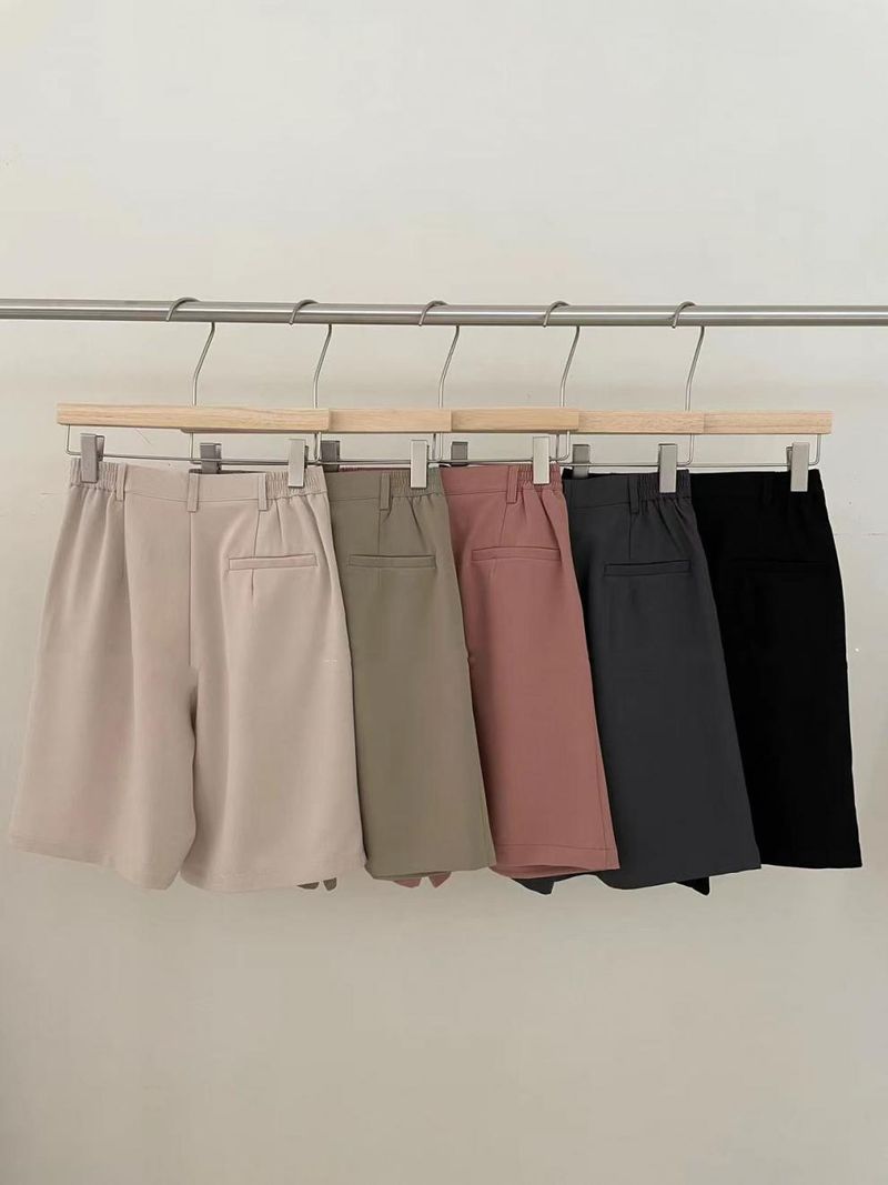 Dameskleding Losse casual colbert + wijde casual shorts voor dames_voghion.com