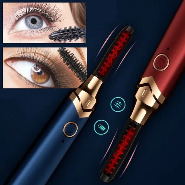 3 versnellingen aanpassing USB oplaadbare elektrische verwarmde wimperkruller wimperkruller snel verwarmende natuurlijke wimperkruller langdurige make-up tool_voghion.com