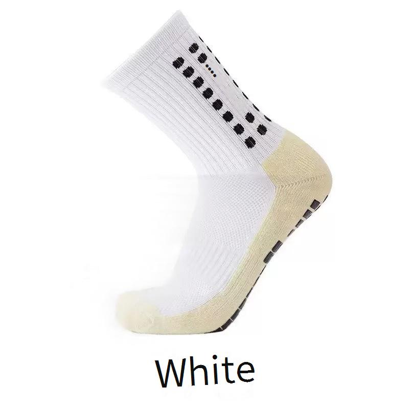 Calzini da uomo, calzini da calcio, calzini con fondo in spugna, calzini sportivi da uomo e da donna, calzini in cotone a tubo alto elastico, calzini da calcio antiscivolo a pois_voghion.com