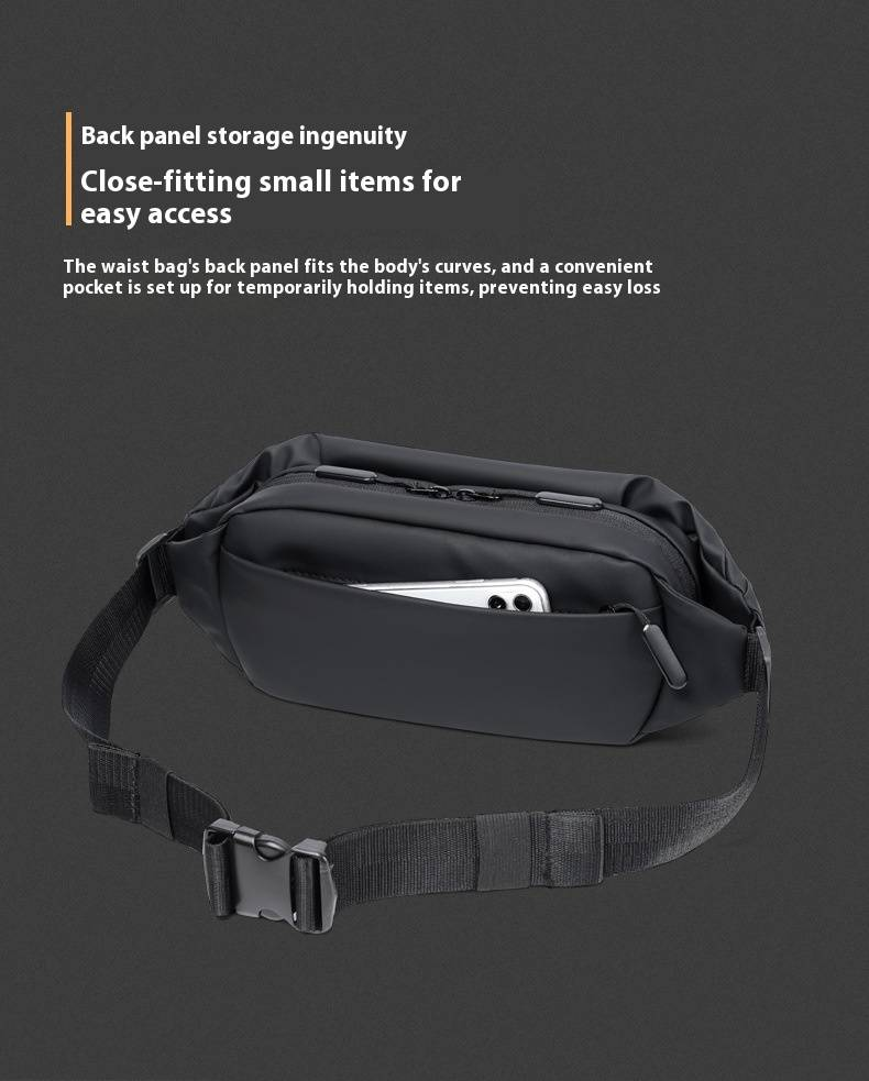 Handy-Hüfttasche Herren-Umhängetasche Multifunktionale Herren-Wasserdichte Hüfttasche Taktische Brusttasche Trendy Herren-Umhängetasche_voghion.com