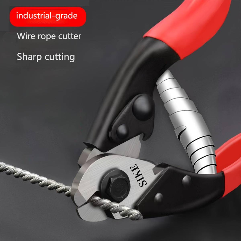 Professioneller 8-Zoll-CRV-Stahldrahtseilschneider – Hochleistungs-Bremskabelschere mit ergonomischem Griff für den industriellen Einsatz_voghion.com