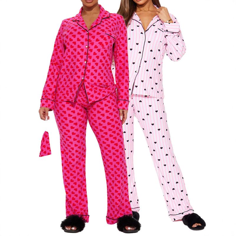 Completo da donna con pantaloni a vita alta e stampa anime – Blazer abbottonato a maniche lunghe e pantaloni (S-XXL, poliestere, cartone animato kawaii, rosa/rosa)_voghion.com