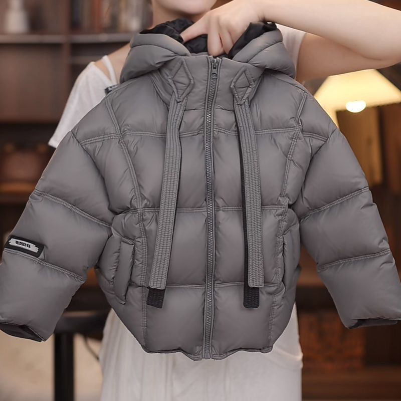 2025 Abbigliamento invernale per bambini Elegante giacca in cotone imbottito Abbigliamento invernale alla moda Bella giacca in cotone spesso e caldo per bambini di media e grande taglia_voghion.com
