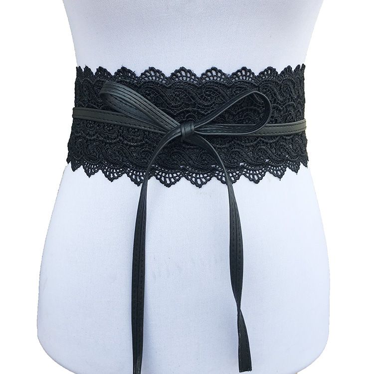 Cintura decorativa in vita per gonna da donna con bordo in pizzo extra dolce e largo_voghion.com
