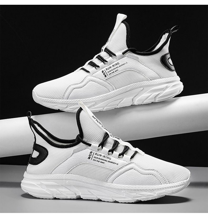 Atmungsaktive Fashion Sneakers für Herren Ultraleichte tragbare Sport-Laufschuhe_voghion.com