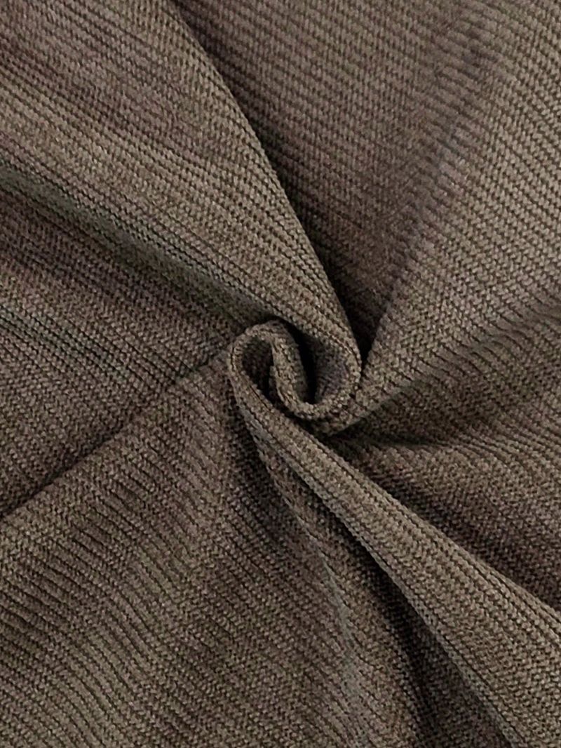 Manfinity Hypemode Cordhose Für Herren Mit Weitem Schnitt, Mit Buchstaben Patch-Detail, Baggy-Langhosen, Schlichtes Outfit_voghion.com