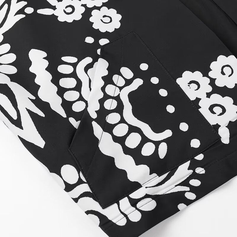 Women's clothing 2024 autumn and winter new street fashion top printed jacket_voghion.com