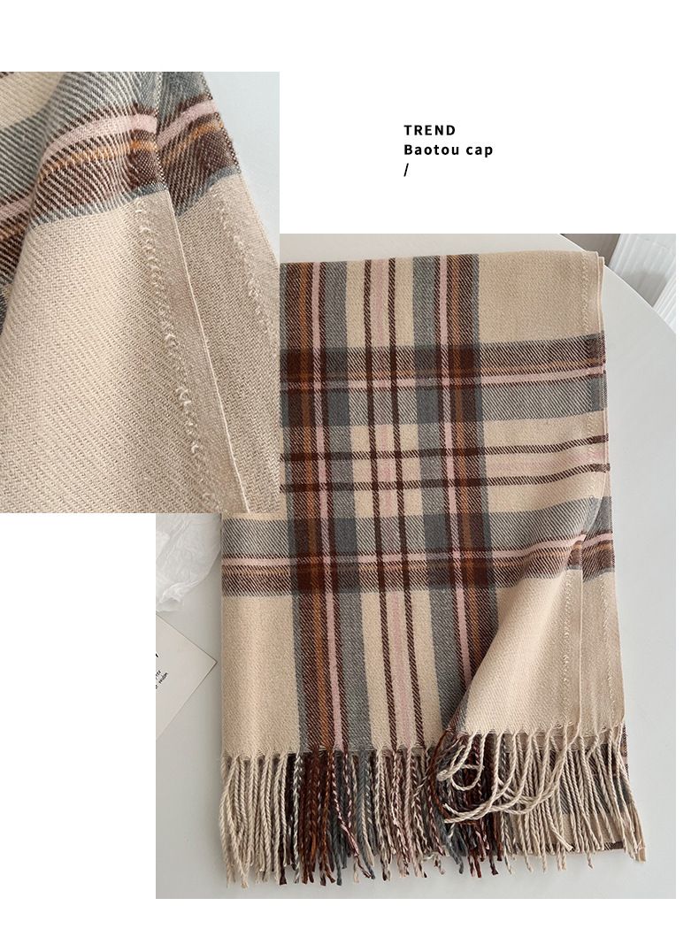 kasjmier paar plaid 2024 herfst en winter nieuwe kerstsjaal veelzijdige warme sjaal_voghion.com