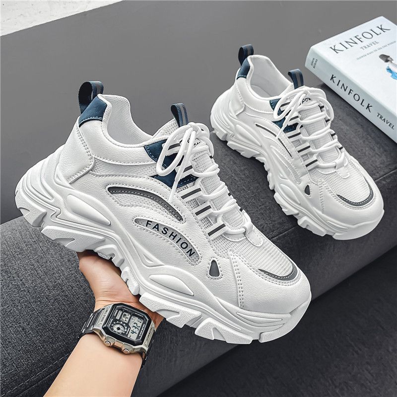 Unbeatable Quality Men's 2025 New Spring Paris Fashion Brand Dad Sports And Leisure Men's Running Shoes Height Increasing_voghion.com