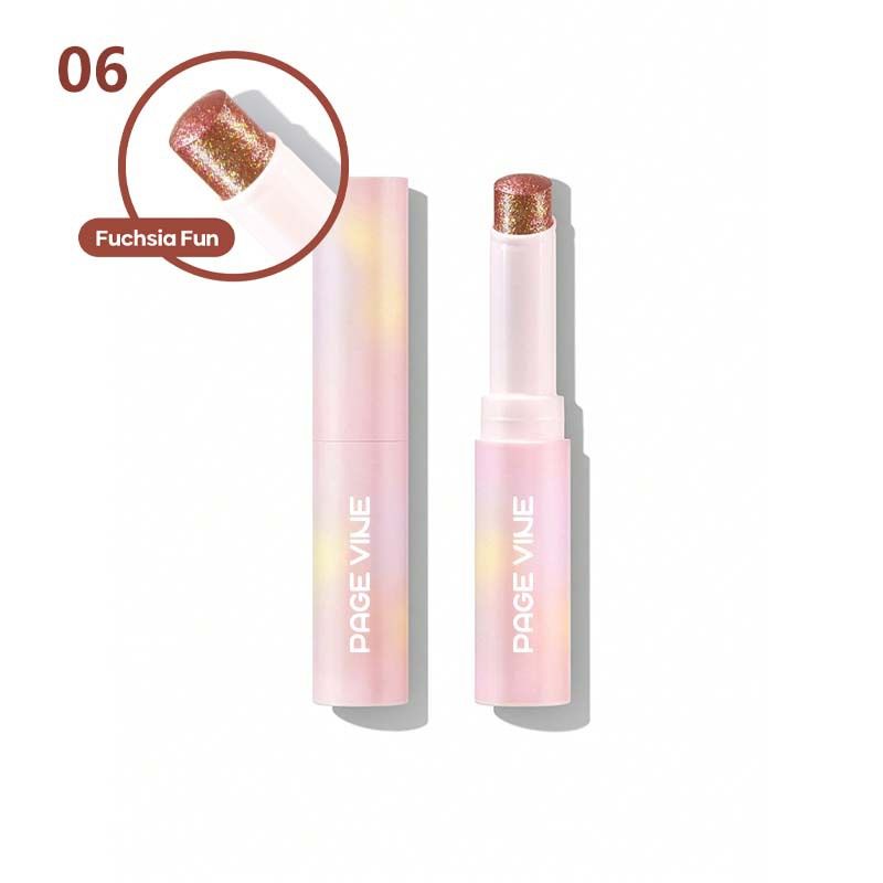 Makeup PAGE VINE Water Gloss Jelly Ultra Shiny Multi-color Eyeshadow Highlight Stick_voghion.com