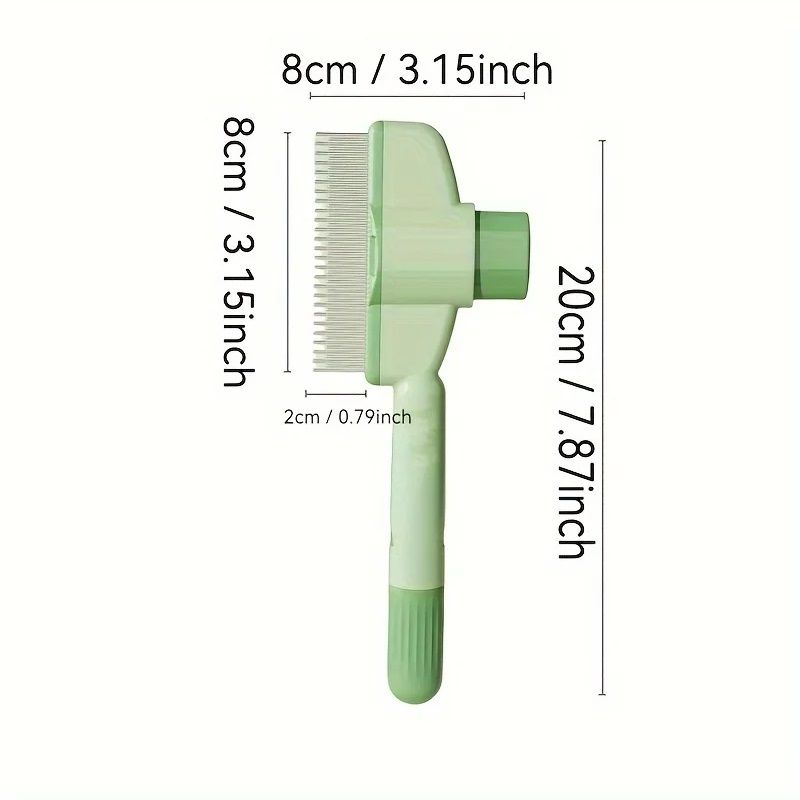 Pettine di plastica per rimuovere il pelo di cani e gatti di PawParty Store_voghion.com