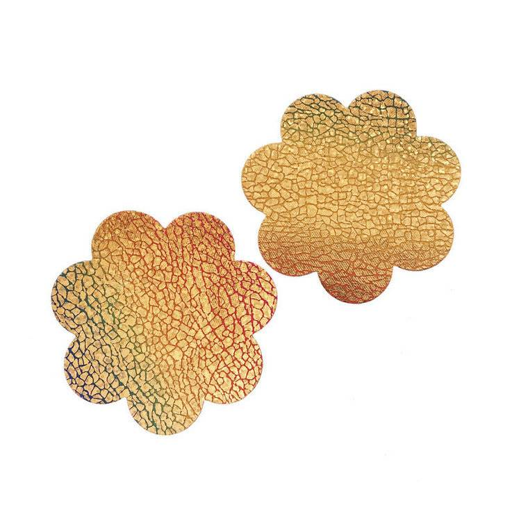 Spot fantasy ice-cracked breast patch, disposable breast patch, golden personalized nipple patch, cross-border breathable and cute breast patch_voghion.com