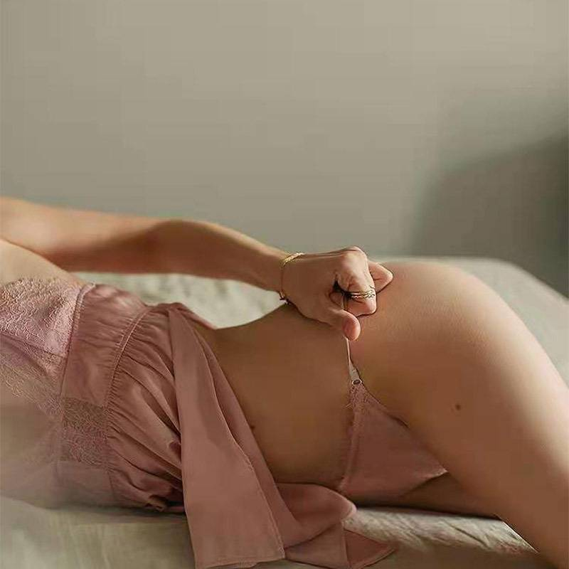 Unterwäsche Spitze leibchen pyjamas set einzel rock anti-seide set_voghion.com