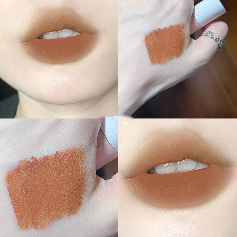 Makeup Velvet Matte Lip Glaze Pinkyfocus Student Erschwinglicher, lang anhaltender Farblippenstift, samtige Textur, lichtechter Lippenschlamm_voghion.com