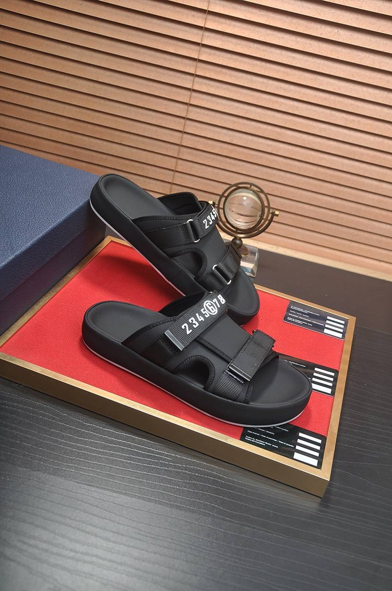Herren Freizeitpantoffeln Rindsleder Sandalen Bequeme Premium Herrenschuhe_voghion.com