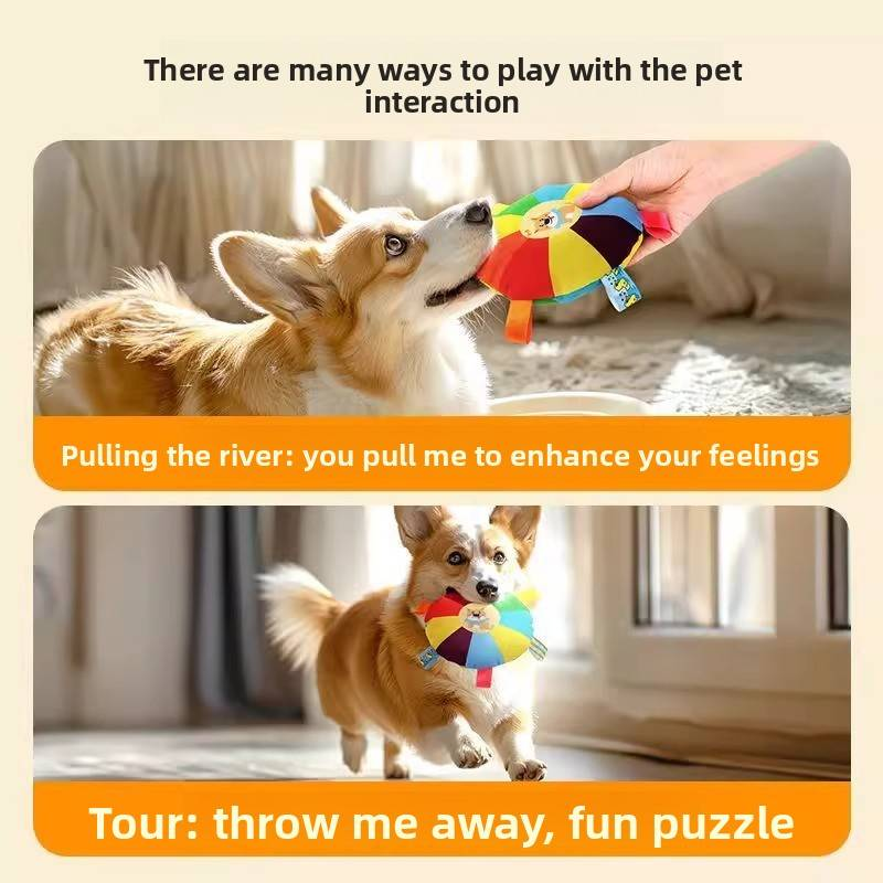1pc Dog Toy, Training Toy For Border Collie, Golden Retriever, Medium To Large-sized Dogs, Durable Pet Plush Toy_voghion.com