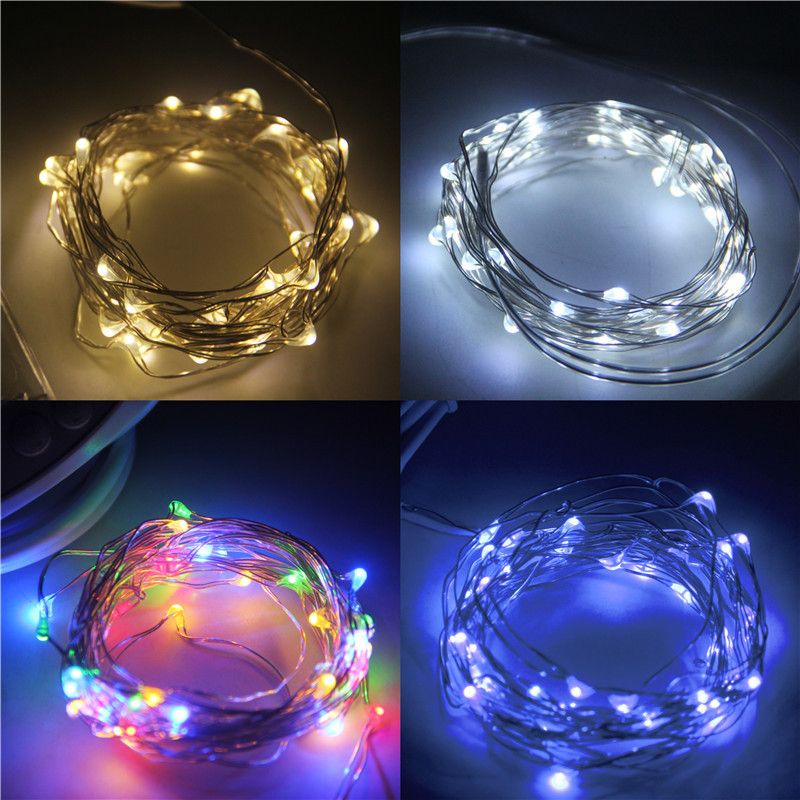 Decorative LED Fairy Lights - Battery Operated Copper Wire String Lights For Room, Party & Holiday Decor (Multiple Colors & Lengths)_voghion.com