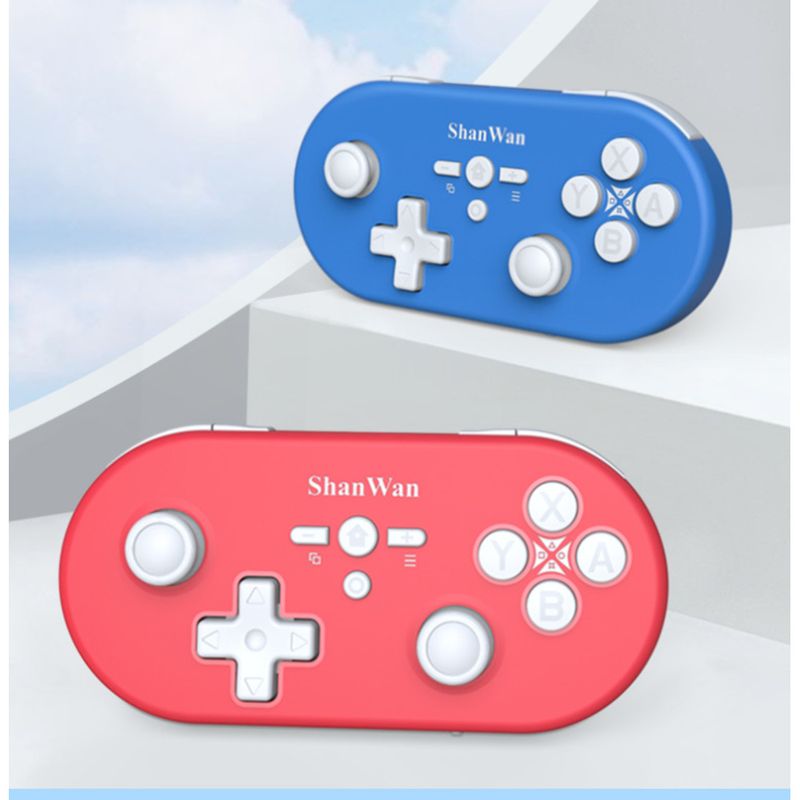 Shanwan Q37 Lightweight Game Ctroller For Switch, PC, Android, IOS, Wireless Bluetooth Portable Moti Sensing_voghion.com