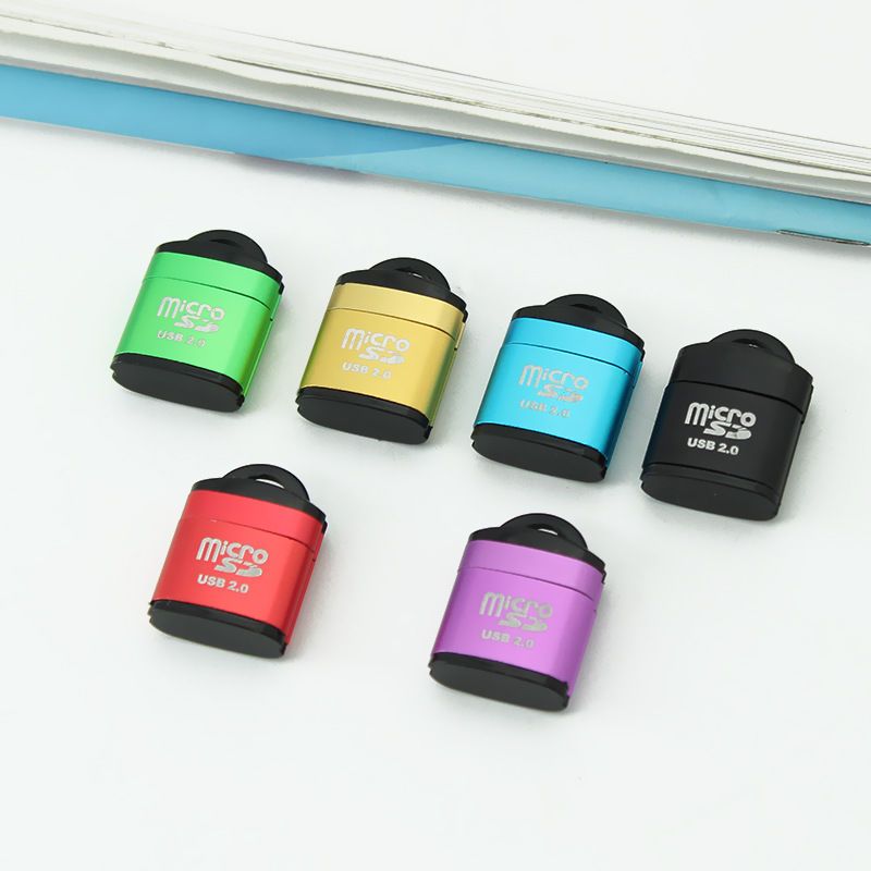 Fém Mini Nagysebességű USB2.0 Hangberendezés Mobiltelefonhoz, Autós SD/TF Kártyaolvasóhoz, MP3 Átalakítóhoz_voghion.com