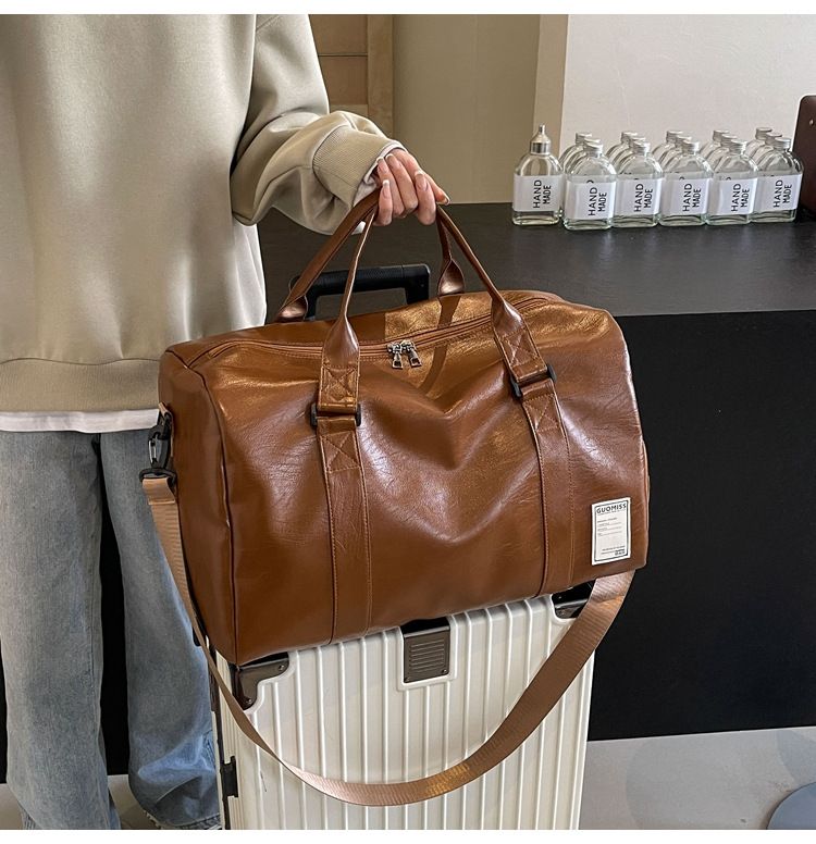 Prenosna potovalna torba Moška velika športna torba za fitnes Ženska usnjena potovalna oblačila Torba za moške_voghion.com