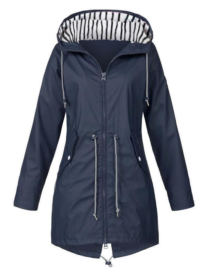 Women's zipper jacket three-in-one outdoor hooded mountaineering jacket_voghion.com