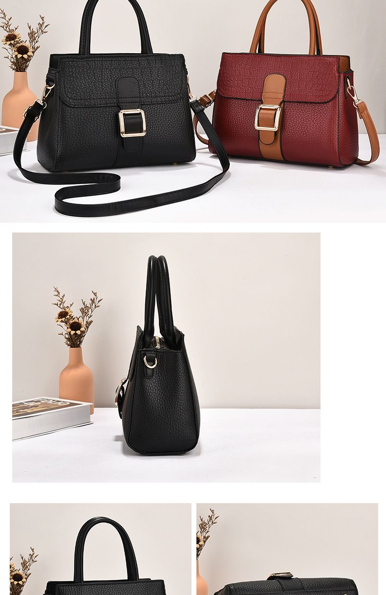 Women's Bags New Woven Mother And Child Bag Two Piece Women's Bag Large Capacity Single Shoulder Handbag Messenger Bag_voghion.com
