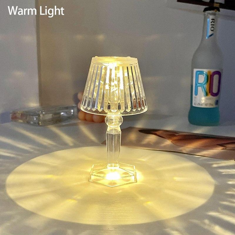 1PC LED Crystal Table Lamp Acrylic Diamond Table Lamp LED Night Light Bedside Lamp Bedroom Decoration_voghion.com