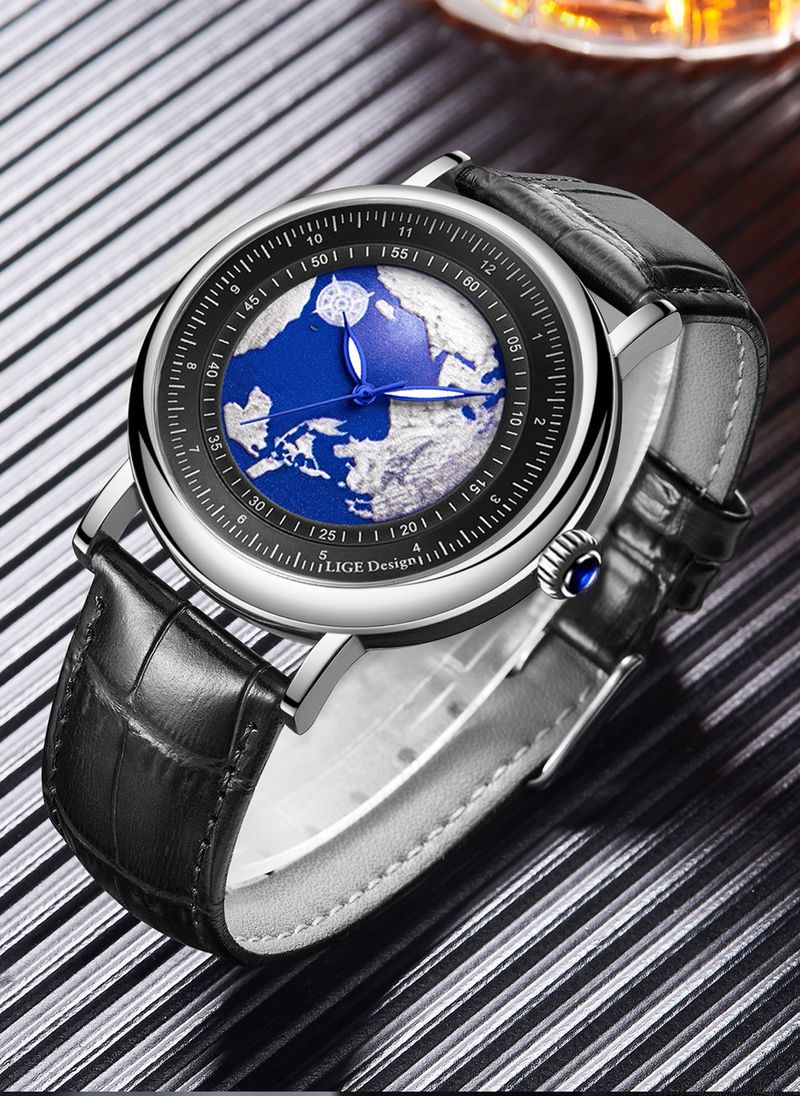 Heren- en damesmode quartzhorloge met roestvrijstalen band, waterbestendig, minimalistisch ontwerp voor zakelijk en casual gebruik_voghion.com